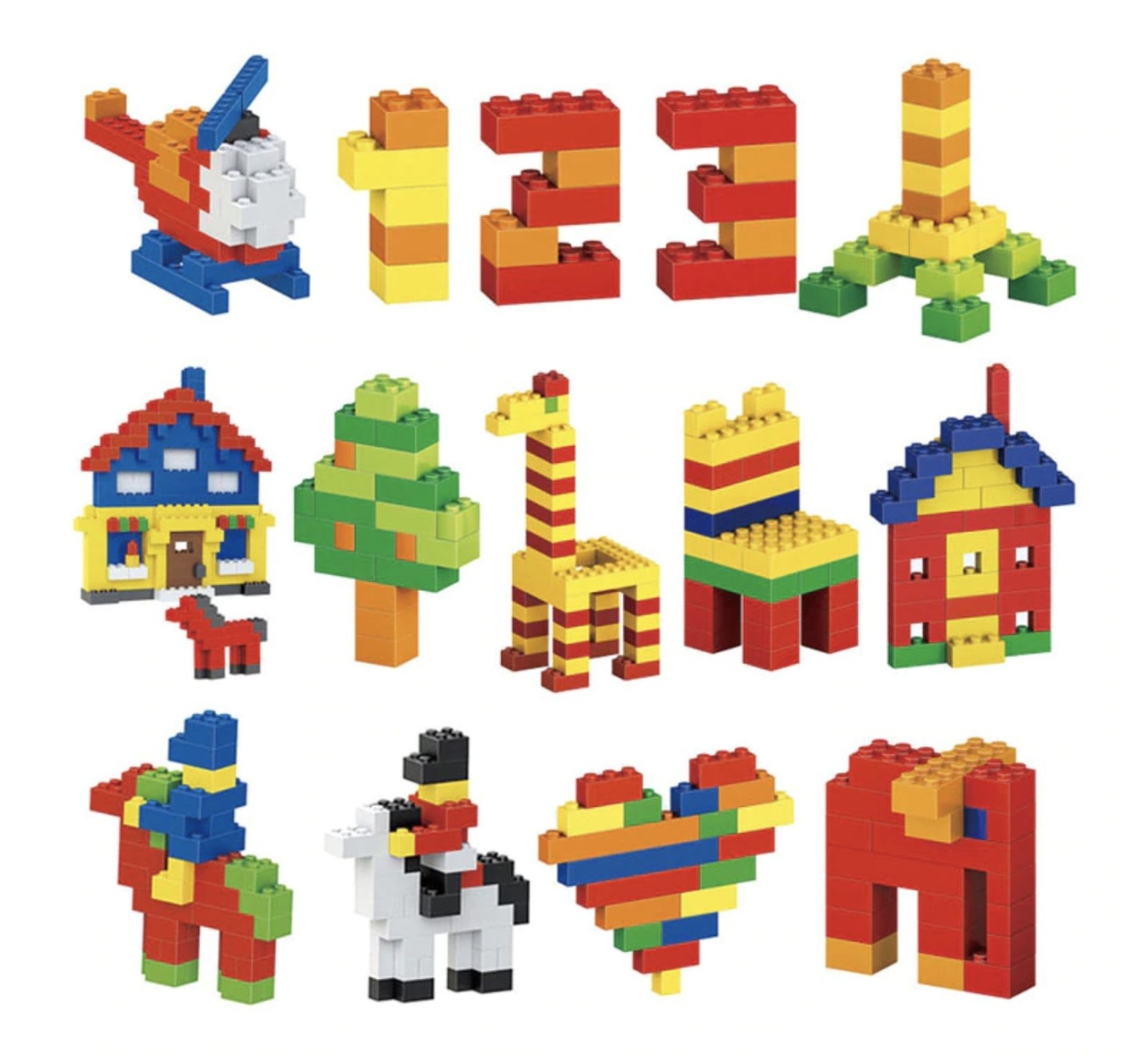Set 500 piese cuburi de constructie - 5 | YEO