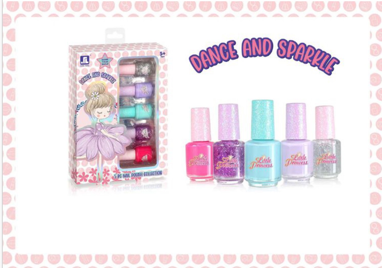 Set Manichiura Dance and Sparkle - Lacuri de Unghii Stralucitoare pentru Micile Printese - 1 | YEO