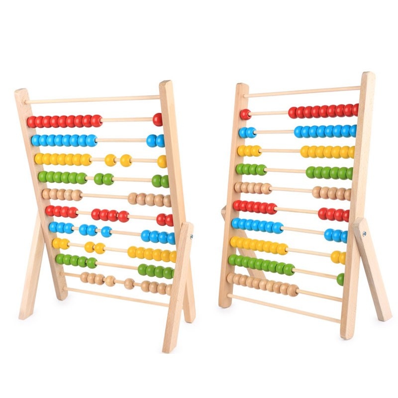 Abac Gigant, Numaratoarea Scolara din lemn, 68 cm inaltime - 1 | YEO