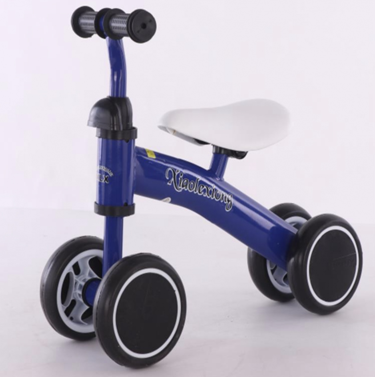 Bicicleta mini cu 4 roti, fara pedale, 1-3 ani, B04 Albastru - 2 | YEO