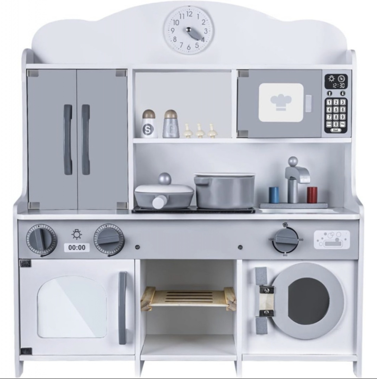 Bucatarie electrica Japoneza din lemn, Big White - 1 | YEO