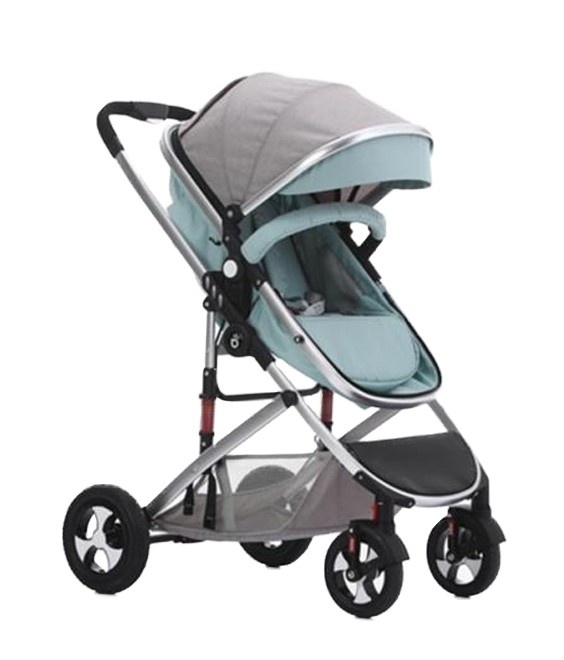 Carucior 2 in 1 transformabil landou-sport, 808 Verde - Gri - 1 | YEO