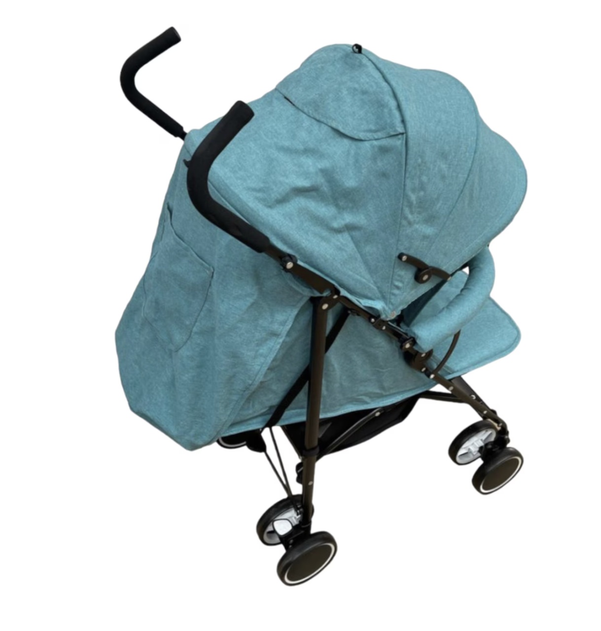 Carucior sport pliabil, roti duble, SageBaby S500 Turquoise - 2 | YEO