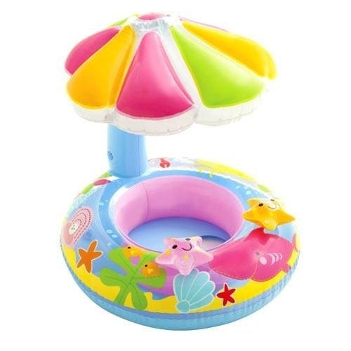 Colac Bebe pentru Inot, Cu Protectie Solara Stea de mare, bleu - 2 | YEO