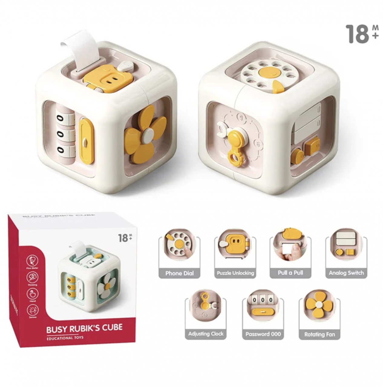 Cub Busy Board pentru bebelusi - 4 | YEO