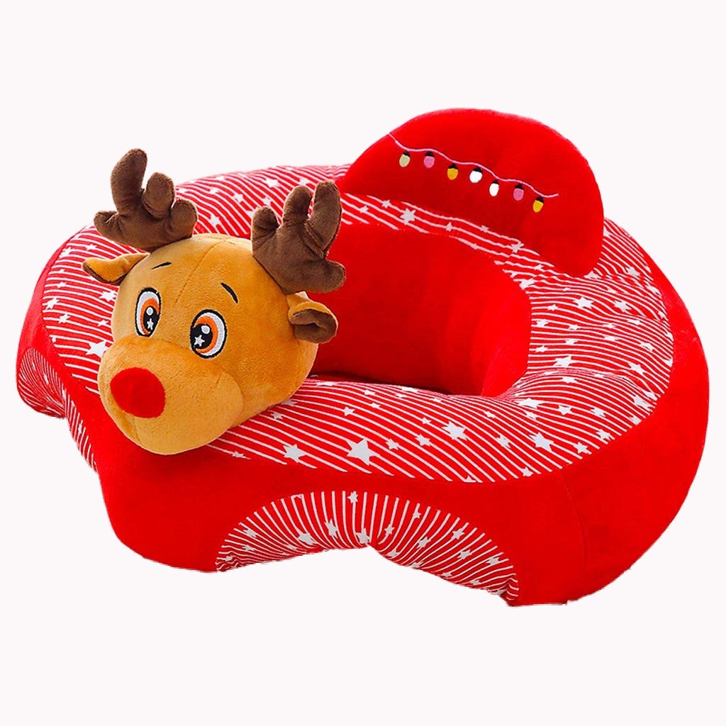 Fotoliu Baby Smile Animalute Invat Sa Stau In Fundulet 45 cm, Renul rosu - 1 | YEO