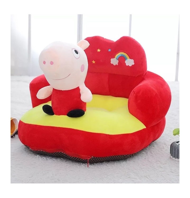 Fotoliu maxi bebe din plus cu spatar - Purcelusa Peppa Pig