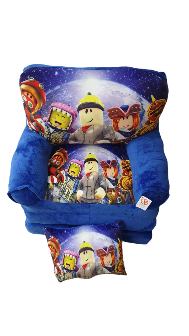 Fotoliu si perna Roblox, cu 3 placi, Extensibil la 115 cm - 2 | YEO