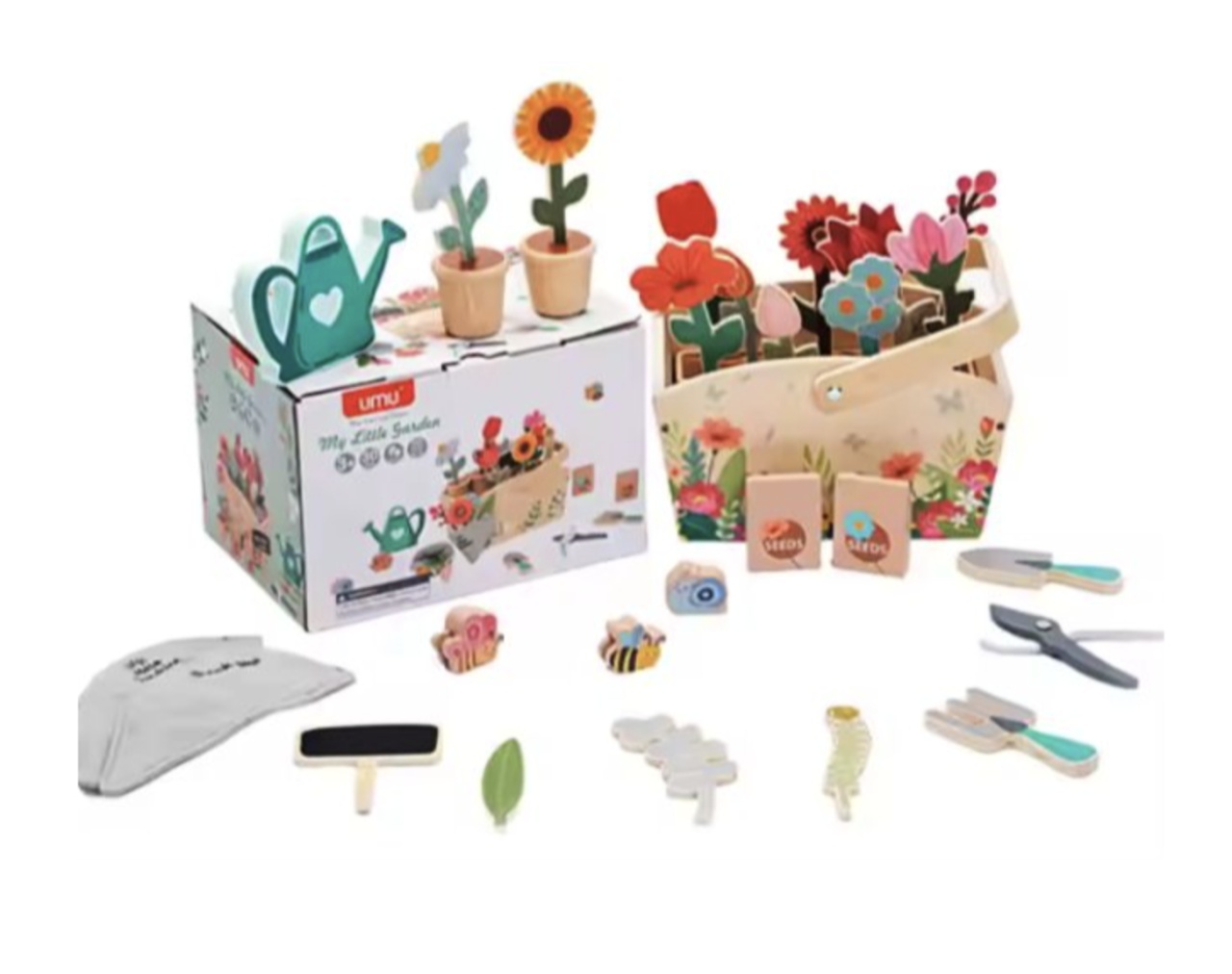 Joc de rol educativ Micul Florar, din lemn