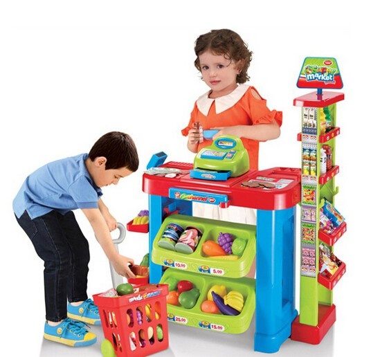 Jucarie de rol Piata SuperMarket Cu Casa De Marcat, 008-85 - 1 | YEO
