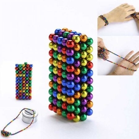 Neocube multicolor, set 216 bile magnetice 5 mm - 3 | YEO