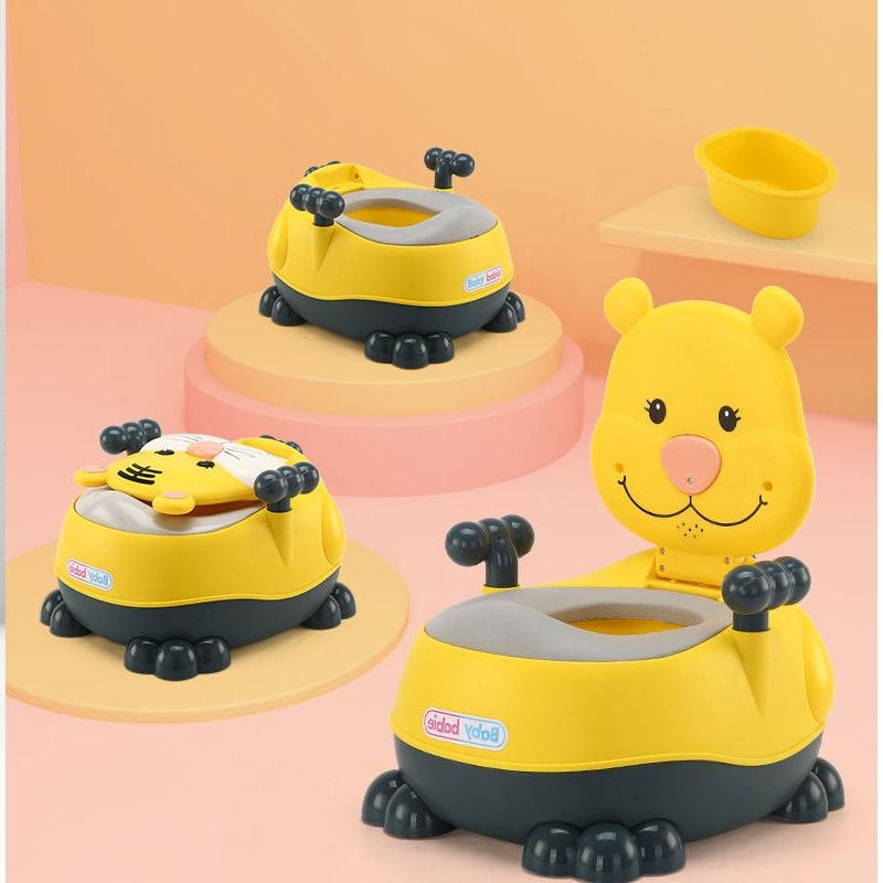 Olita muzicala ergonomica Happy Lion, galben - 2 | YEO