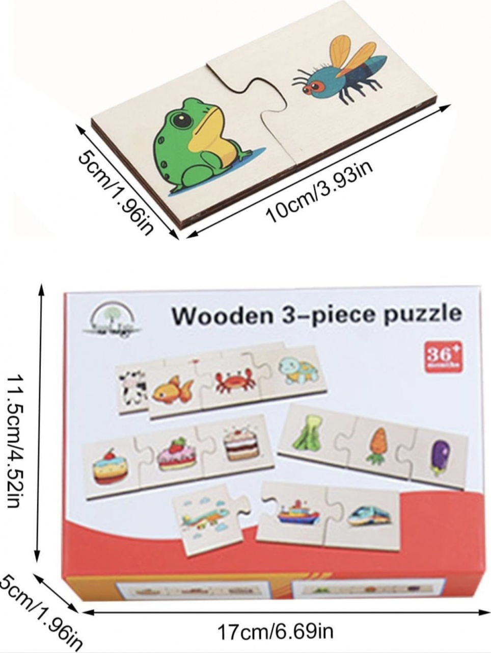 Puzzle de Asociere cu Animale sau obiecte similare, 24 piese - 3 | YEO
