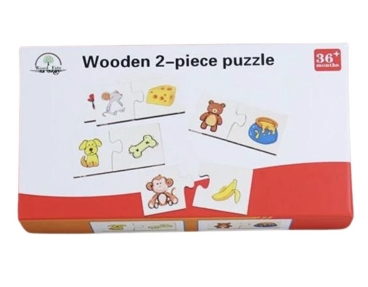 Puzzle de Asociere cu Animale si ce mananca ele, 24 Piese - 3 | YEO