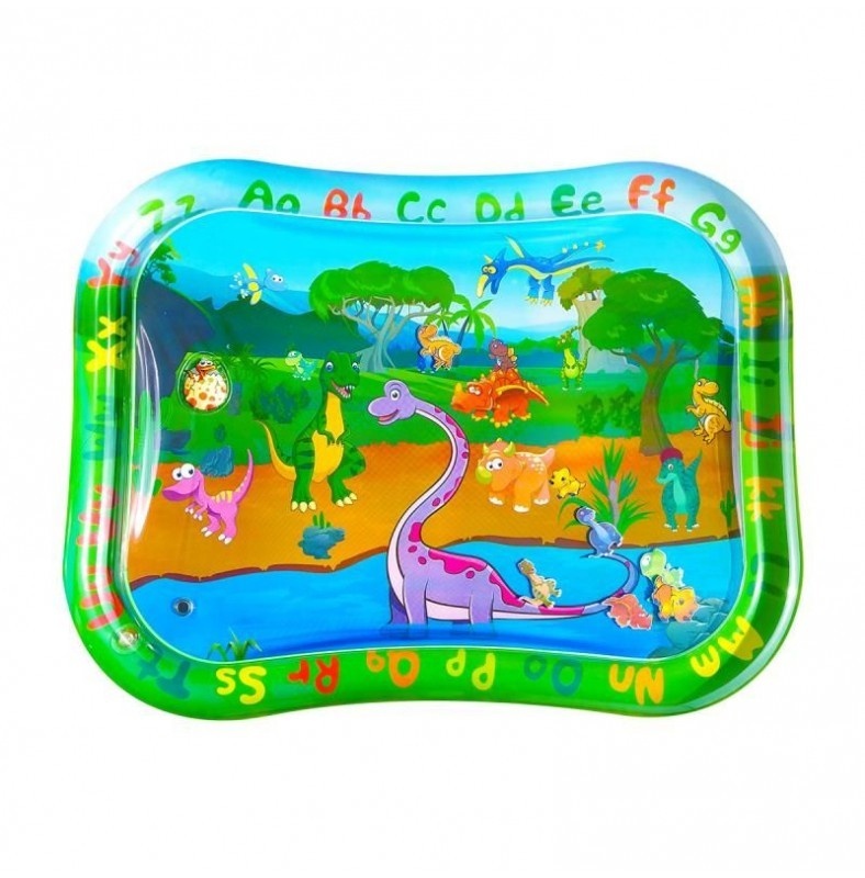 Saltea cu apa pentru bebelusi 70 x 50 cm - dinozauri