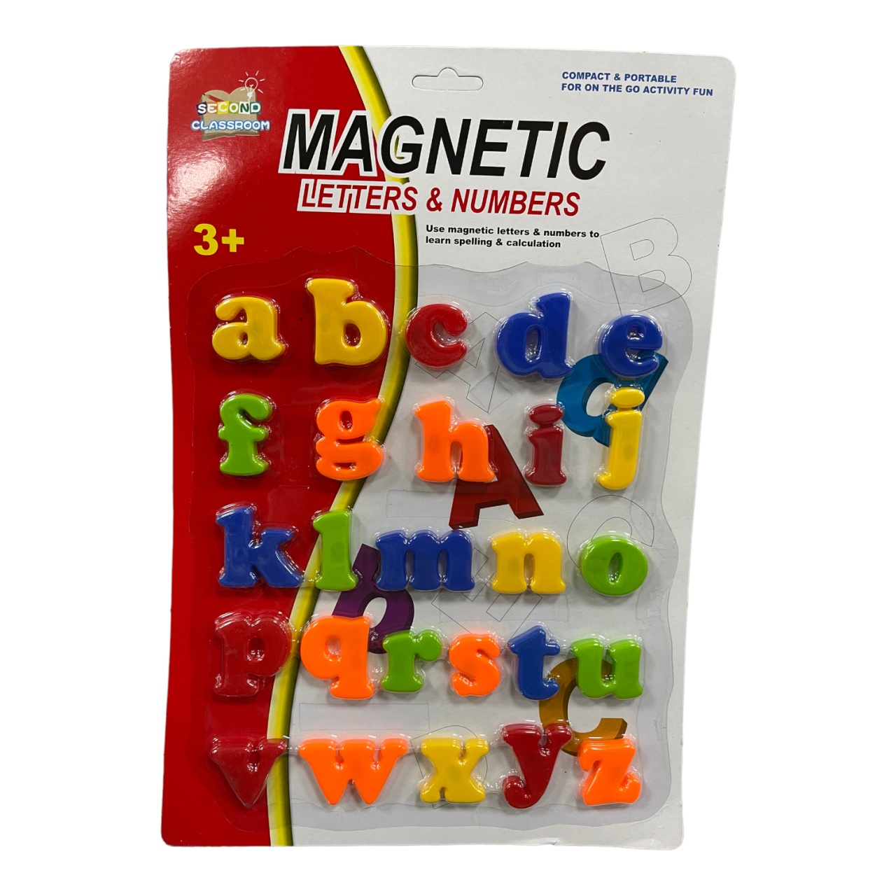 Set 26 litere mici magnetice, din plastic, 3 cm - 1 | YEO
