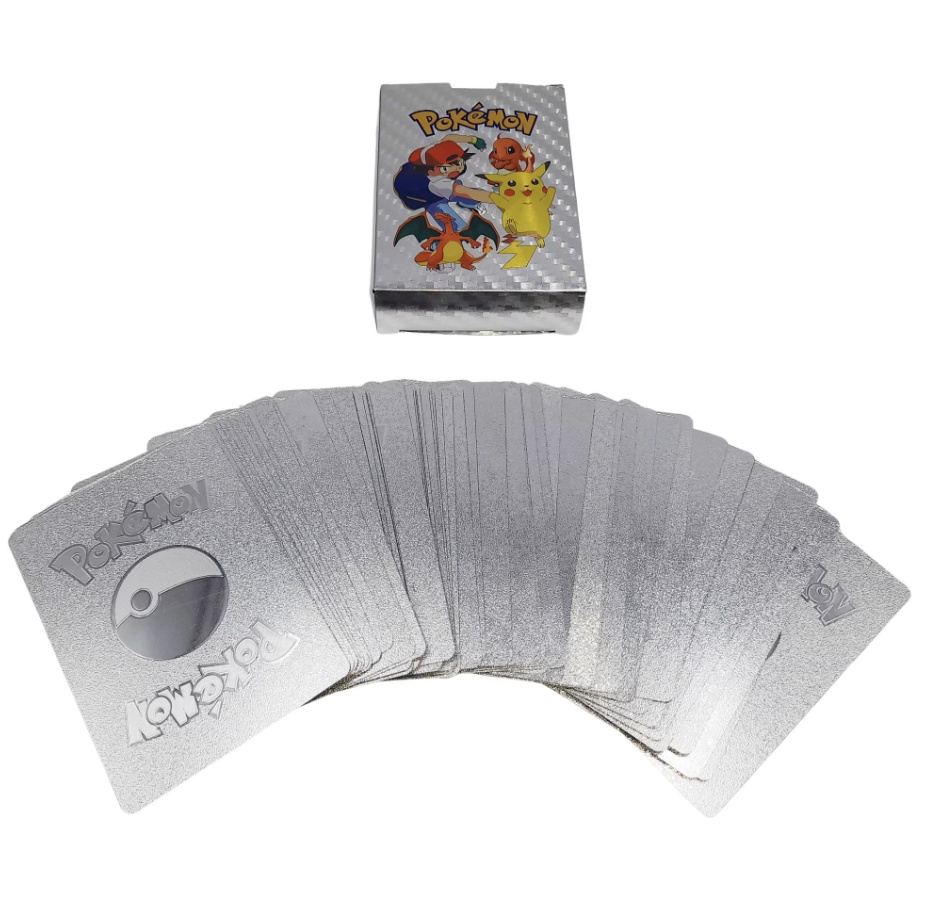 Set 55 cartonase argintii Pokemon - 1 | YEO