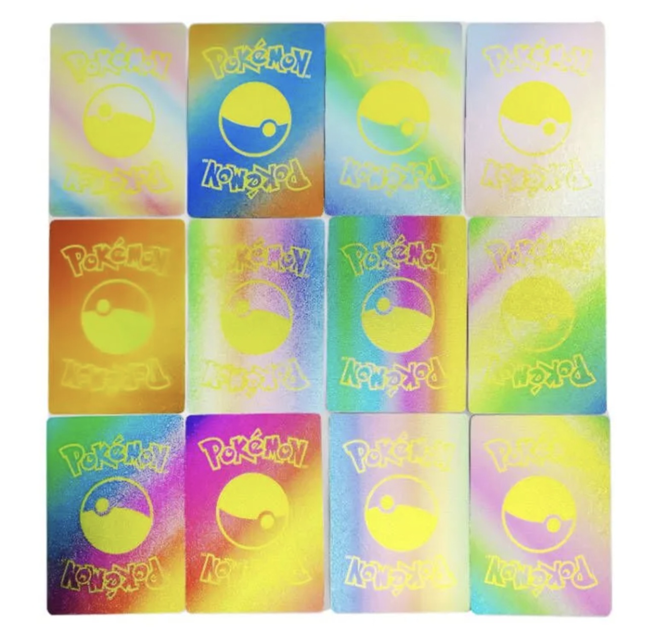 Set 55 cartonase multicolor golden Pokemon - 4 | YEO