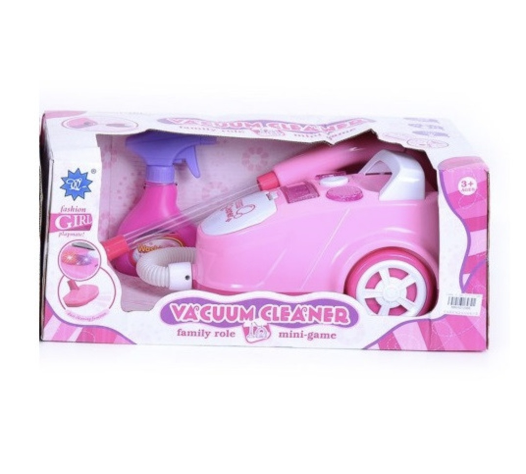 Set Aspirator de jucarie cu pulverizator, roz - 1 | YEO