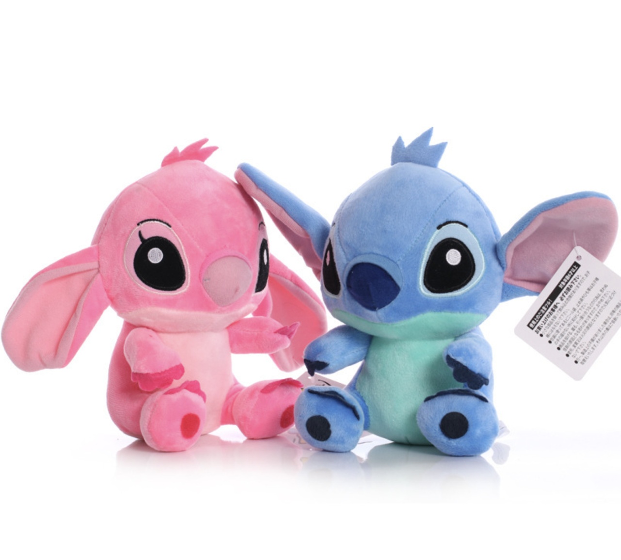 Set doua mascote din plus Stitch si Angel 20 cm