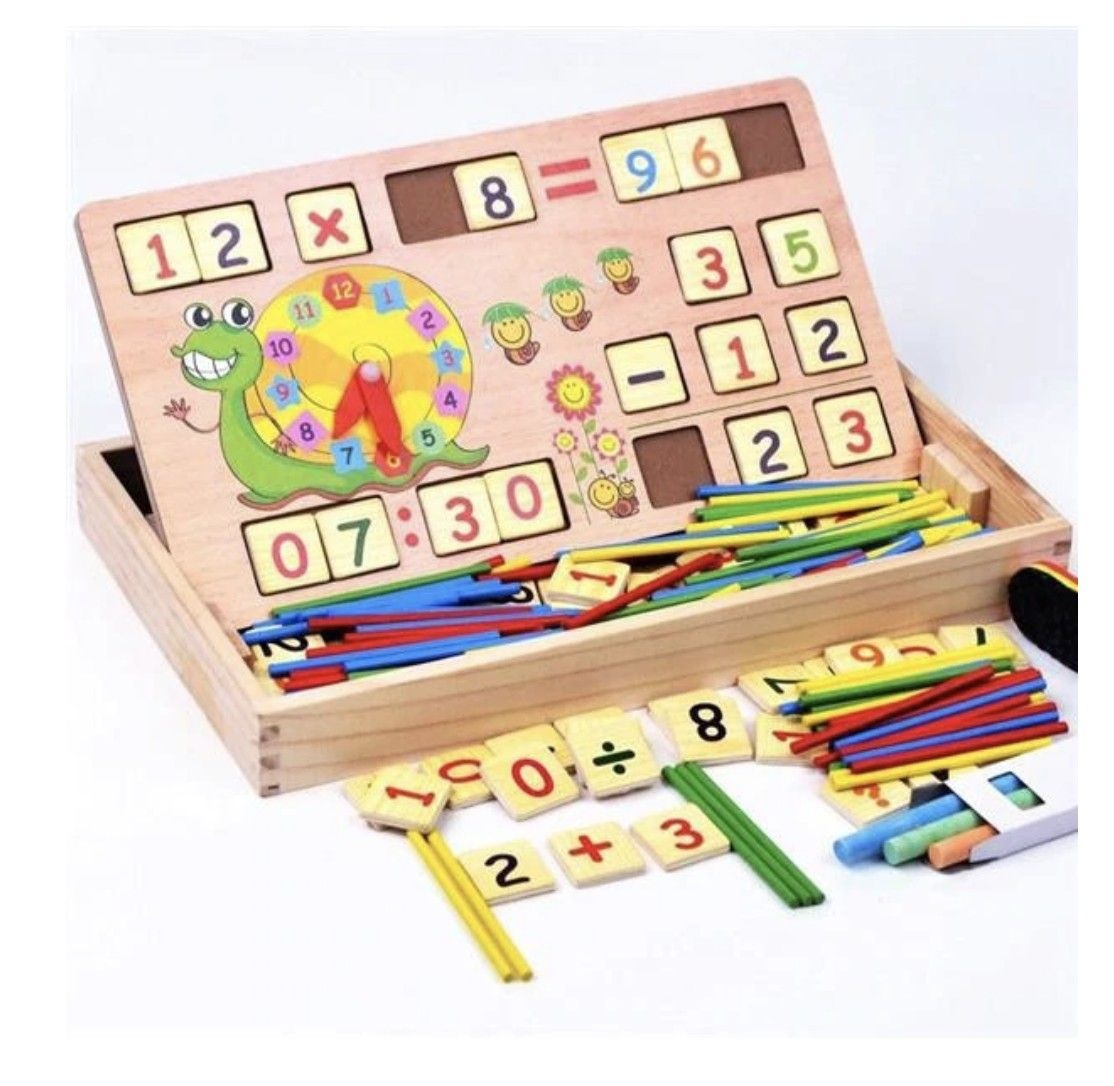 Tabla Multifunctionala De Matematica Din Lemn - 1 | YEO