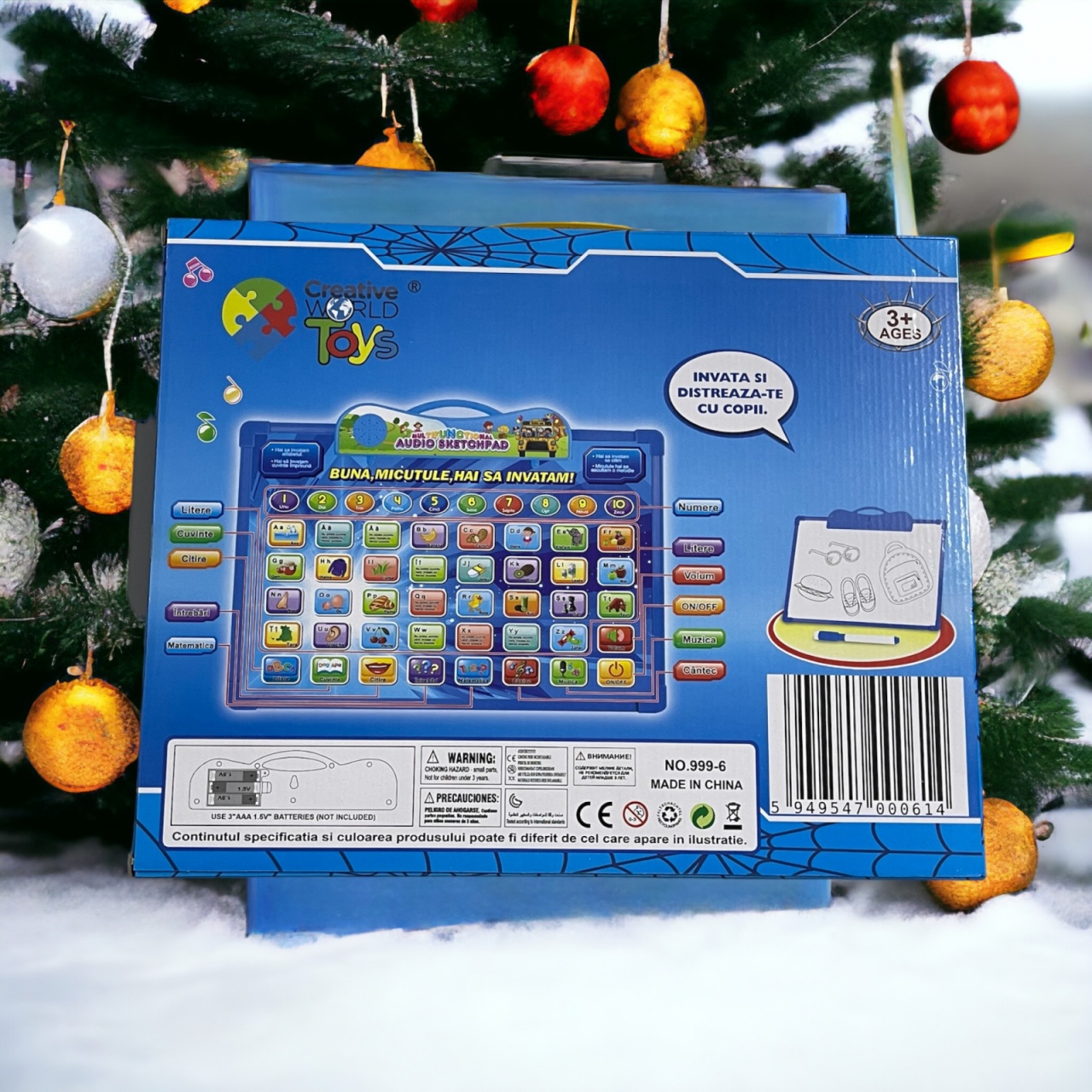 Tableta educativa 2 in 1 in limba romana cu tabla de scris - 1 | YEO