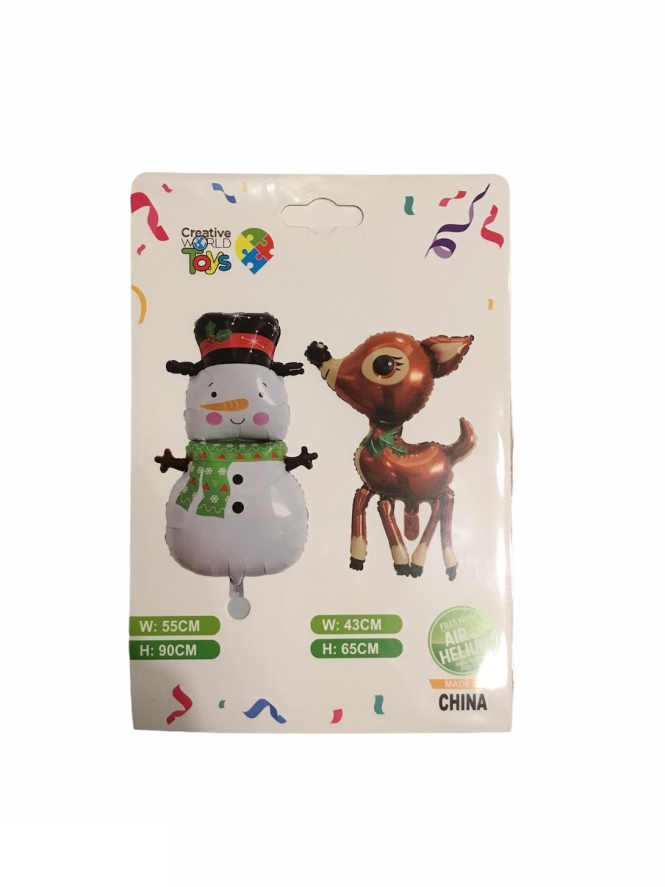 Balon din folie pentru petrecere Omul de zapada, 90 cm - 2 | YEO
