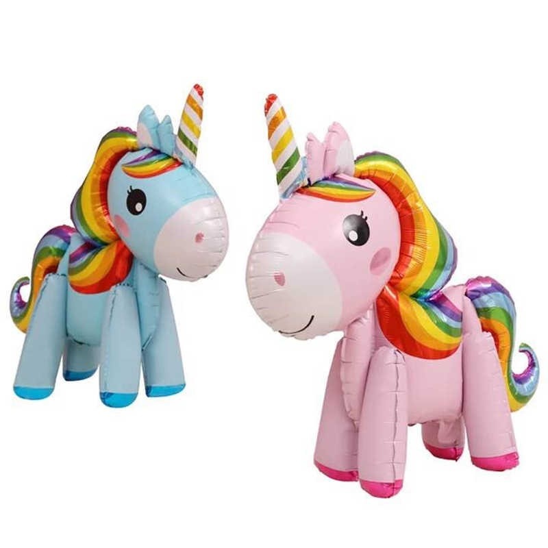 Balon din folie pentru petrecere Unicorn, 58 cm - 3 | YEO