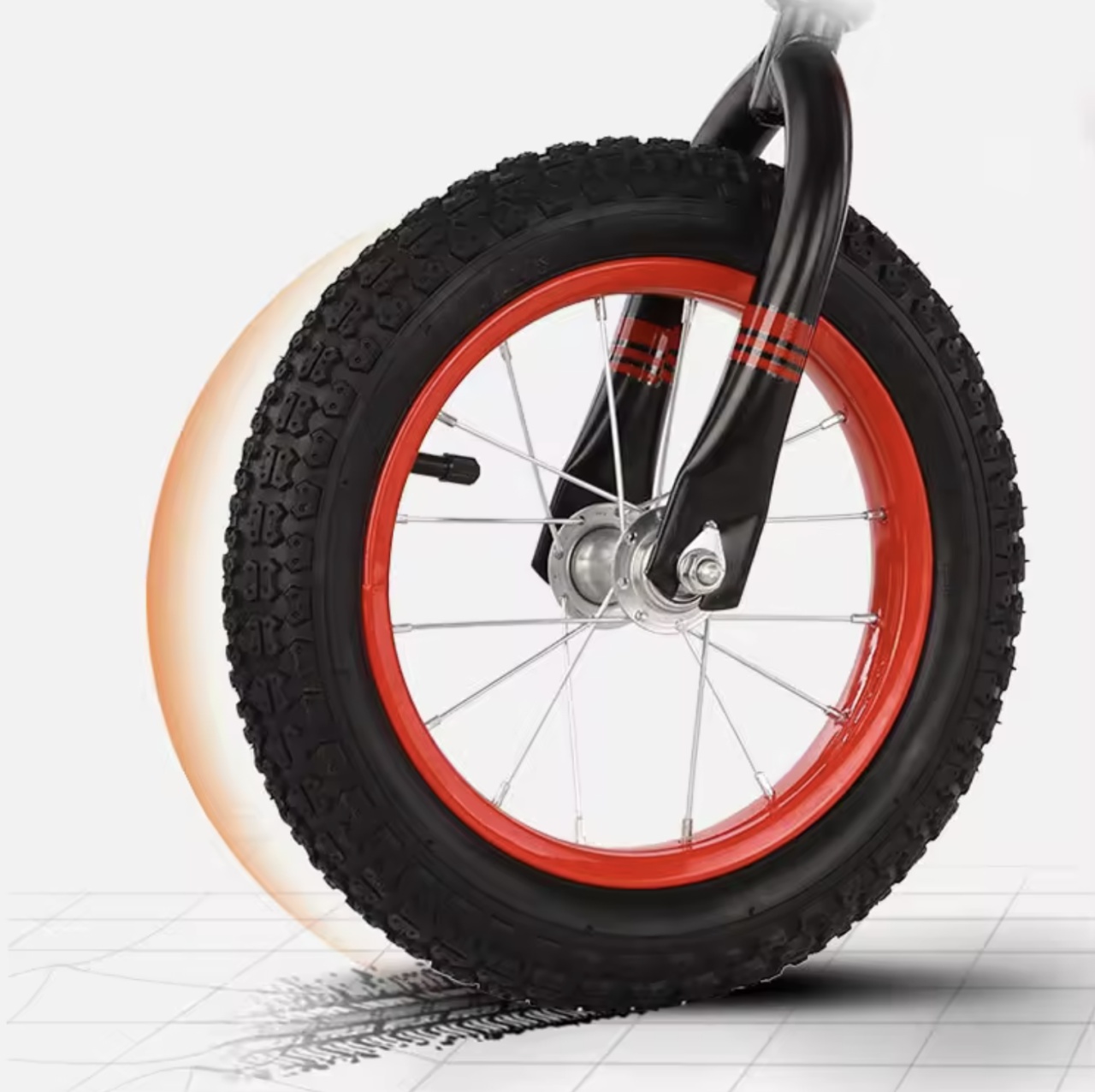 Bicicleta fara pedale pentru echilibru, 12 inch, scaun reglabil B08 Galben - 1 | YEO