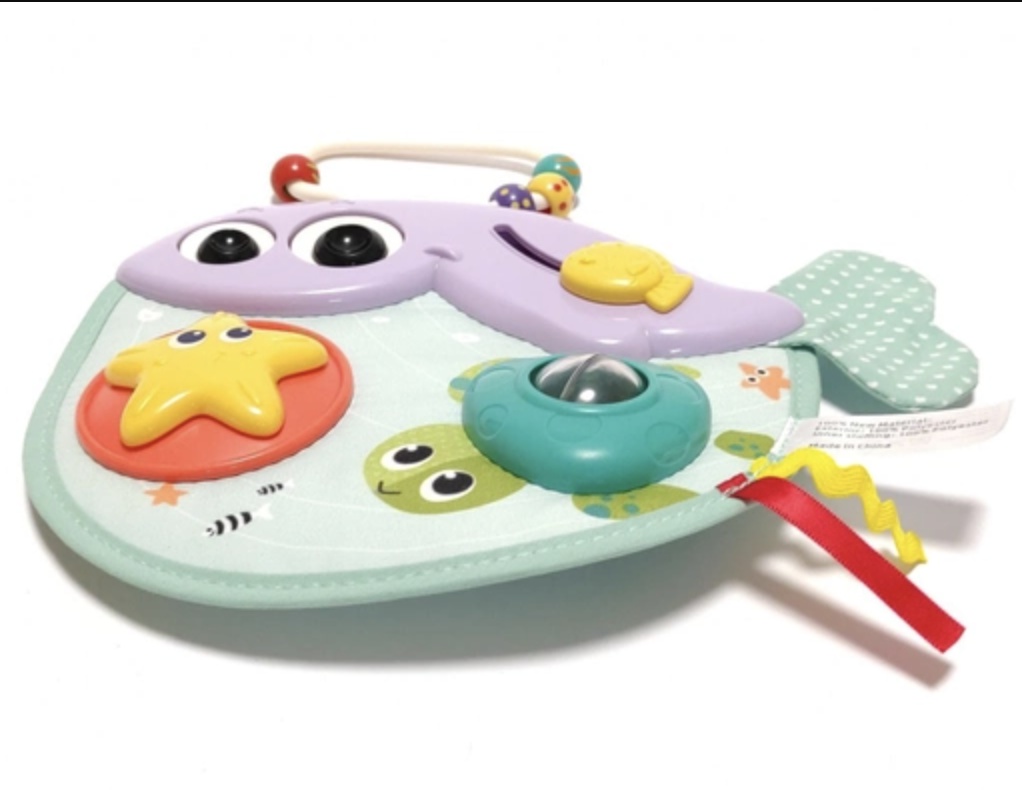 Centru de activitati bebelusi, Balena interactiva - 3 | YEO