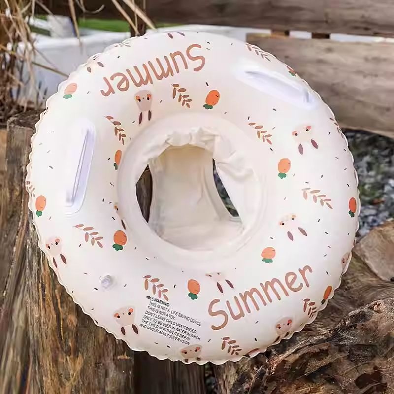 Colac Gonflabil pentru Copii cu Scaunel Interior – Summer, Model Fructe și Frunze - 2 | YEO