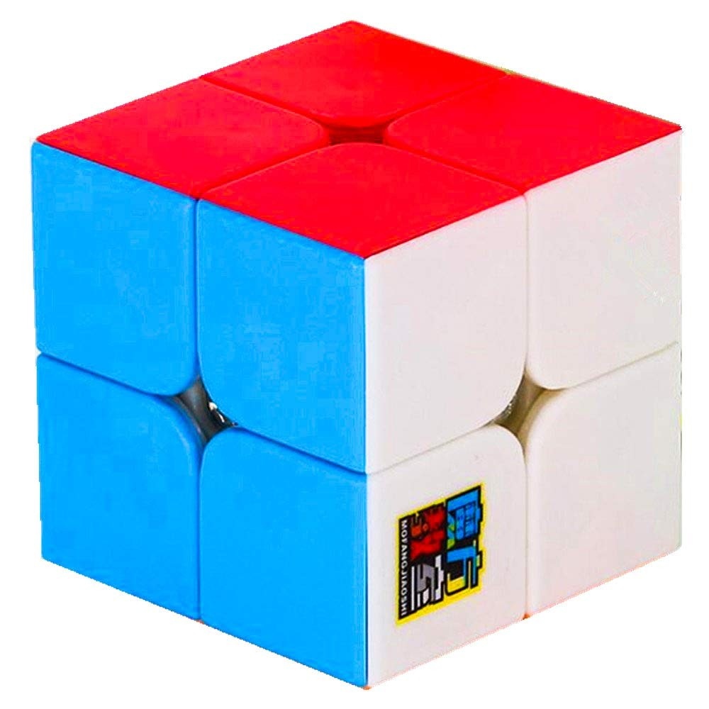 Cub mecanic 2x2x2, multicolor, Stickerless, de viteza Speedcube mecanic