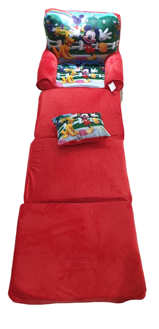 Fotoliu si perna Clubul lui Mickey Mouse, cu 4 placi, Extensibil la 150 cm - 2 | YEO
