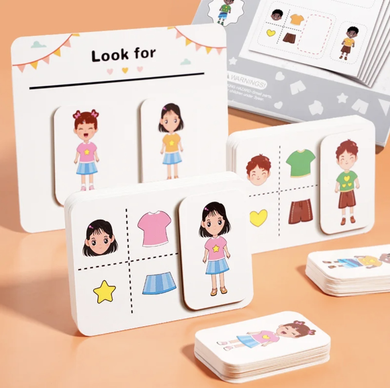 Joc Montessori senzorial Potiveste hainele - 4 | YEO