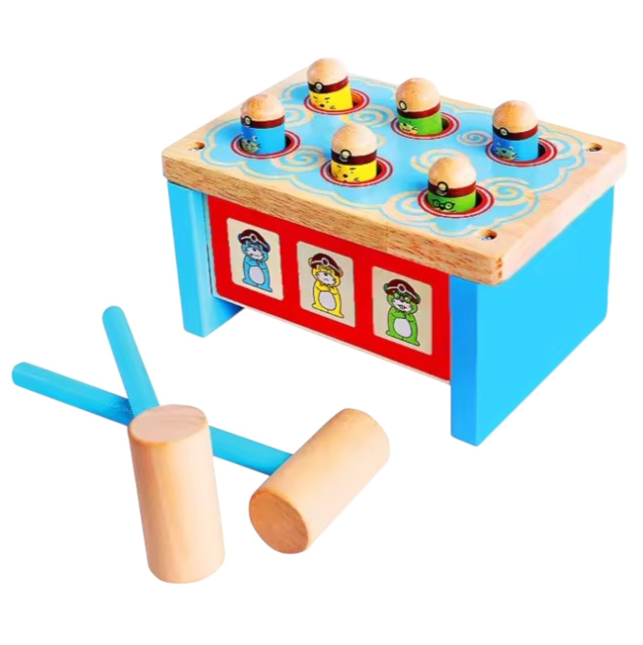 Jucarie Montessori Prinde Cartita 3D cu Sistem de Parghii, Invata Emotiile si Culorile - 1 | YEO