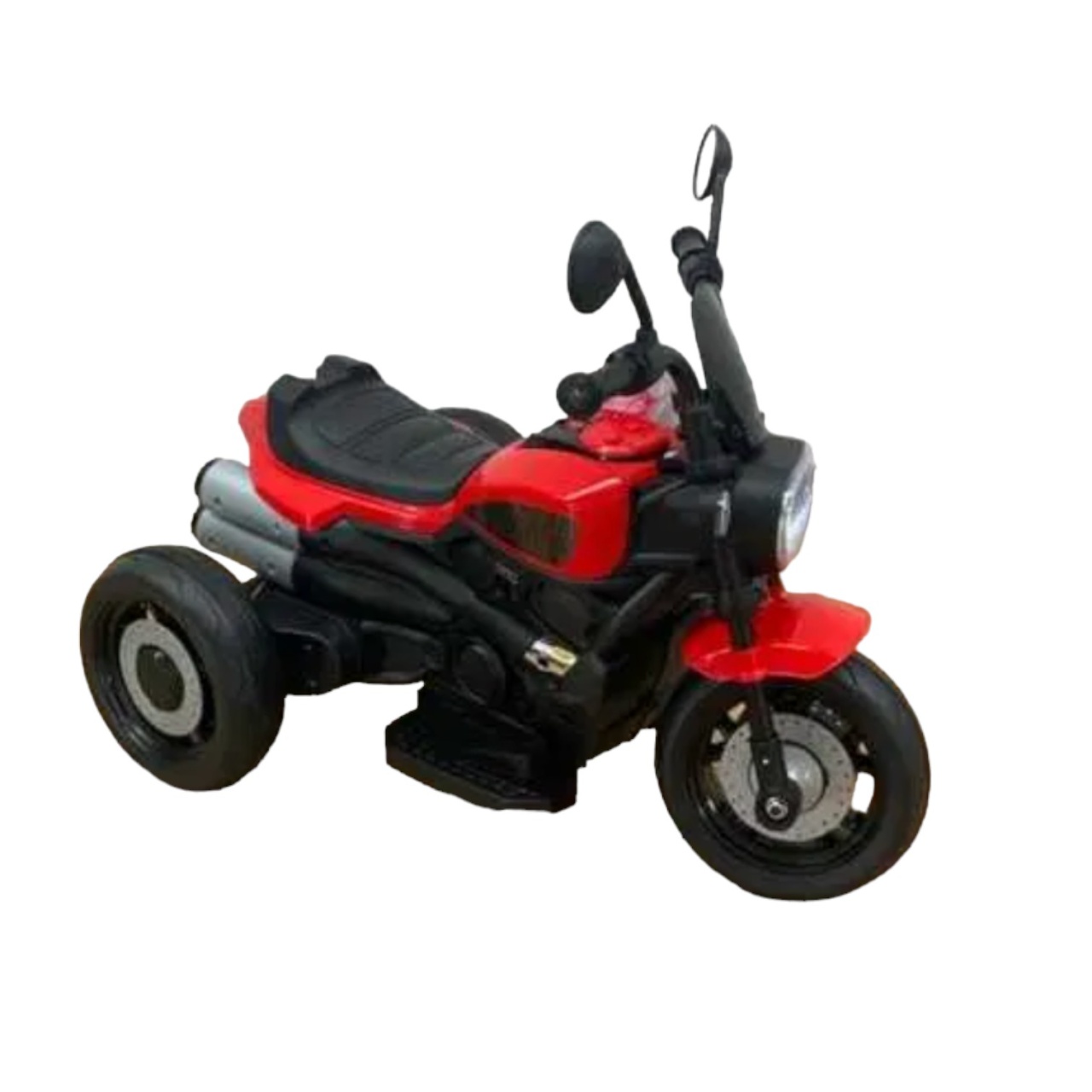 Motocicleta electrica copii 618R, acumulator 6V, 1 motor, cu sunete si lumini, rosu - 1 | YEO