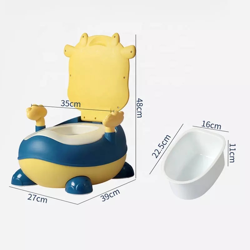 Olita ergonomica Happy Cow, galben - 3 | YEO