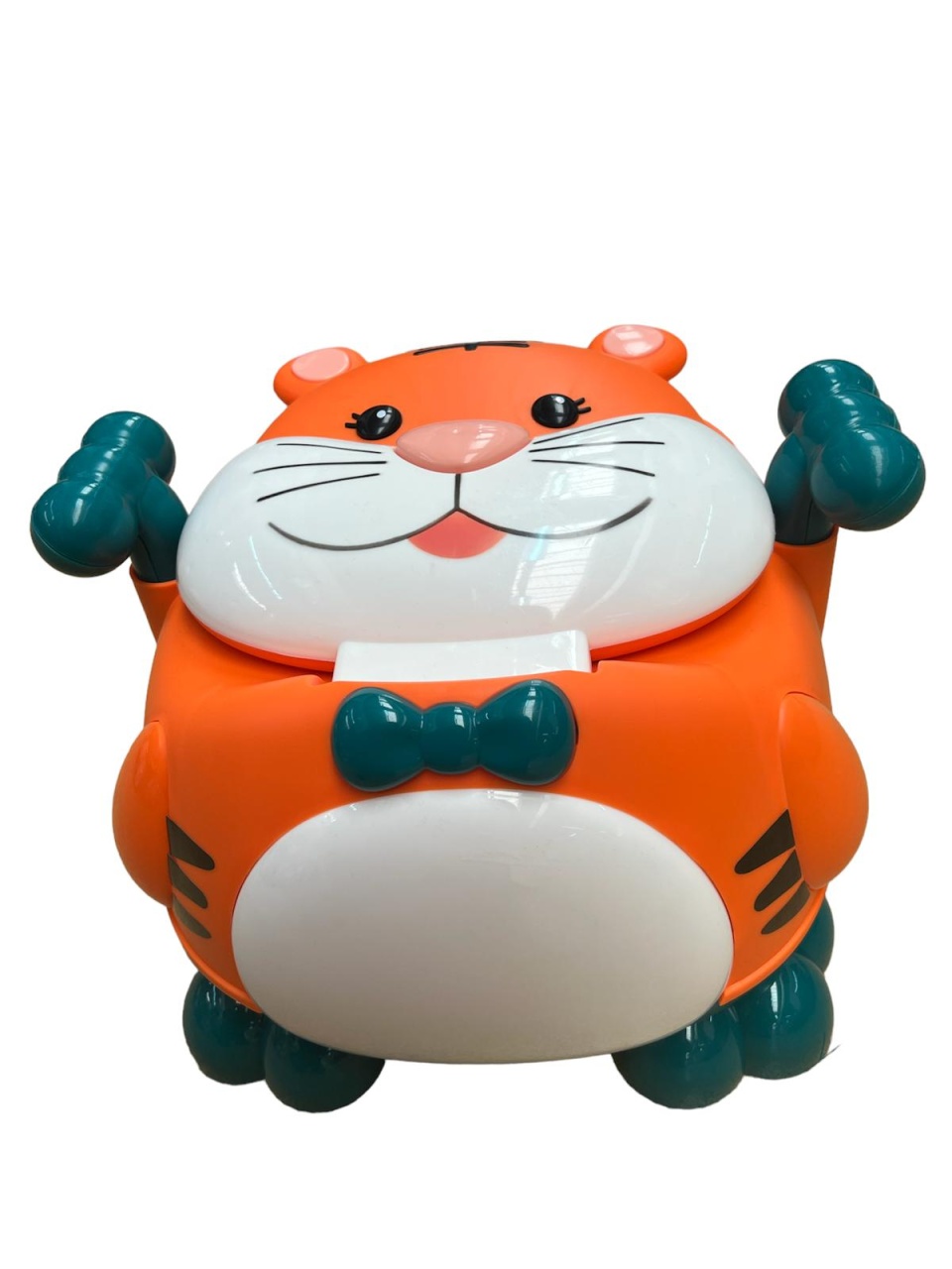 Olita muzicala ergonomica Happy Tiger, portocaliu - 3 | YEO