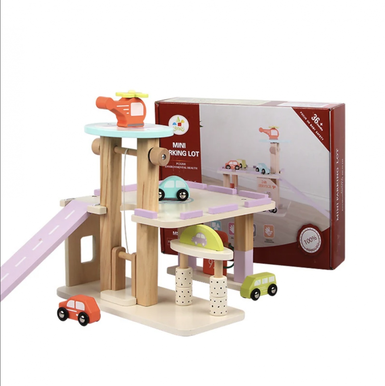 Parcare supraetajata cu 3 nivele si heliport, Mini Parking Lot - 1 | YEO
