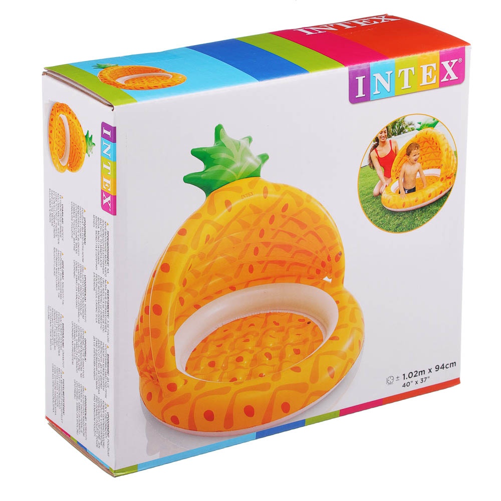 Piscina gonflabila Intex pentru copii Ananas, Pineapple, 102 x 94 cm, 58414 - 2 | YEO