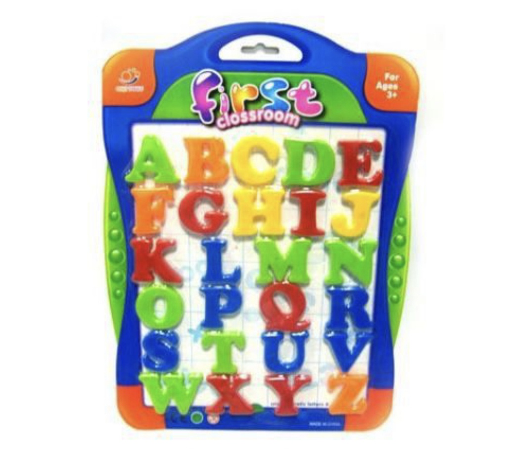 Set 26 litere mari magnetice, din plastic, 4 cm - 1 | YEO