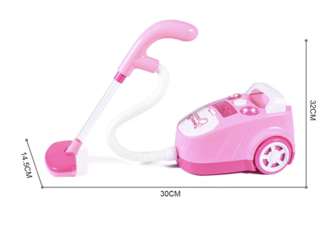 Set Aspirator de jucarie cu pulverizator, roz - 3 | YEO