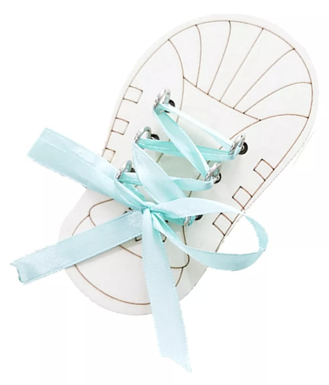 Accesoriu pentru Busy Board Pantof cu siret, din lemn - 2 | YEO