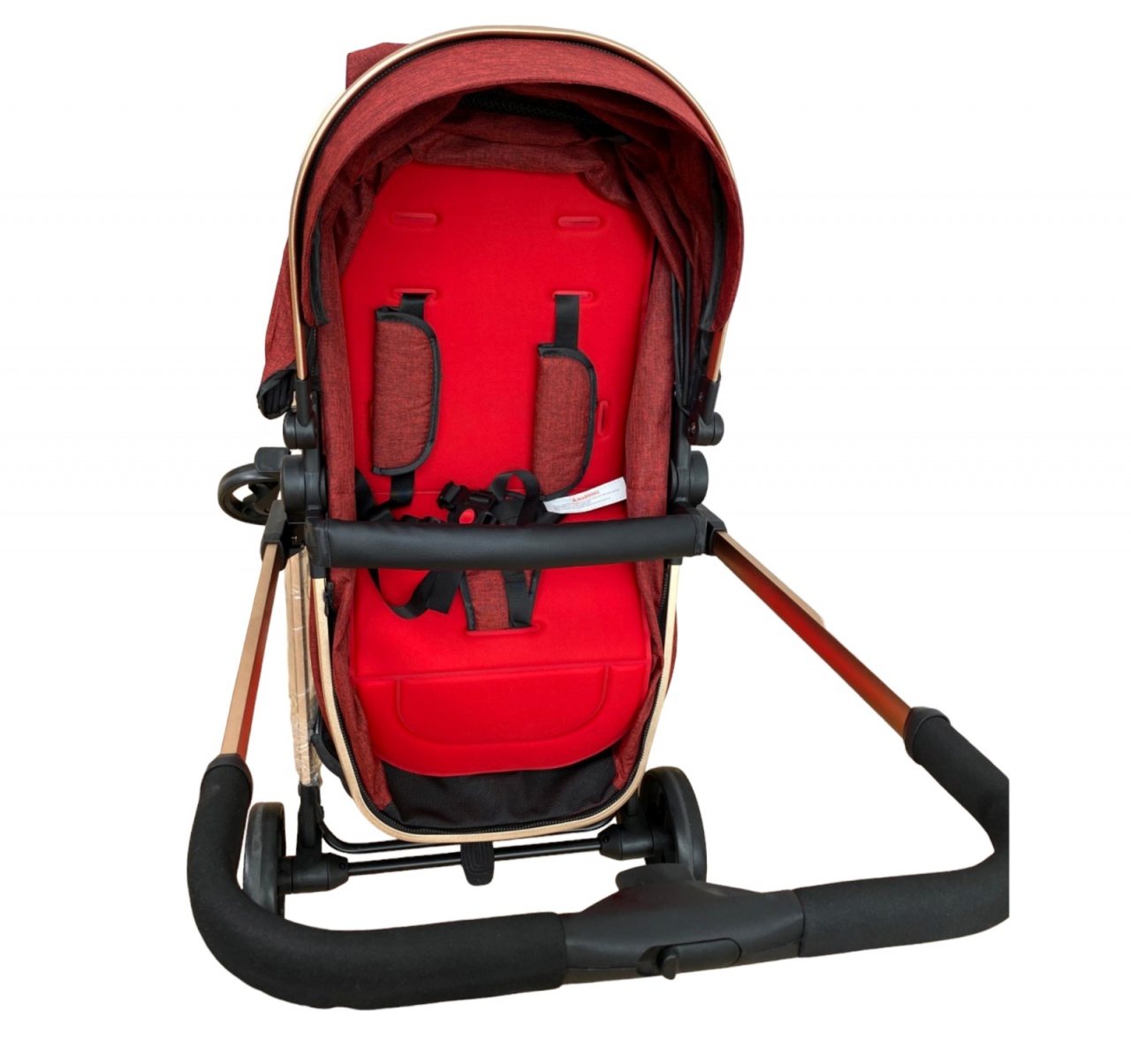 Carucior 2 in 1 transformabil landou-sport, 608 Rosu - 3 | YEO