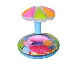 Colac Bebe pentru Inot, Cu Protectie Solara Stea de mare, bleu - 3 | YEO