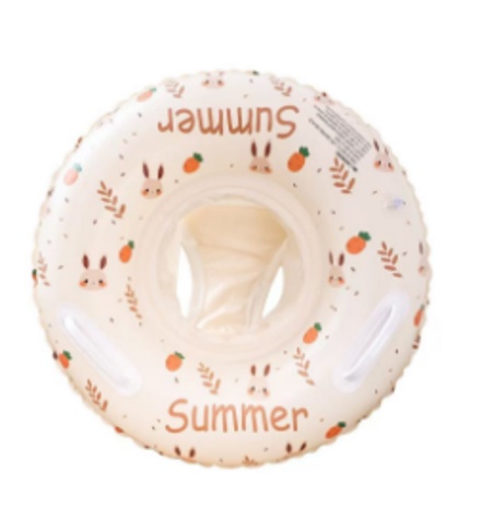 Colac Gonflabil pentru Copii cu Scaunel Interior – Summer, Model Fructe și Frunze - 1 | YEO