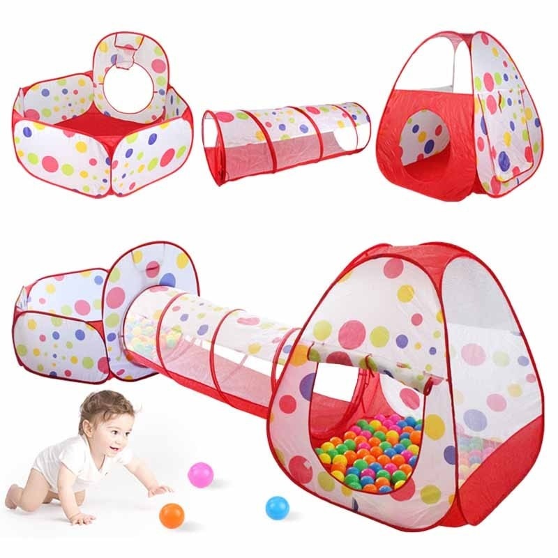 Cort de joaca 5 in 1 cu tunel - 1 | YEO