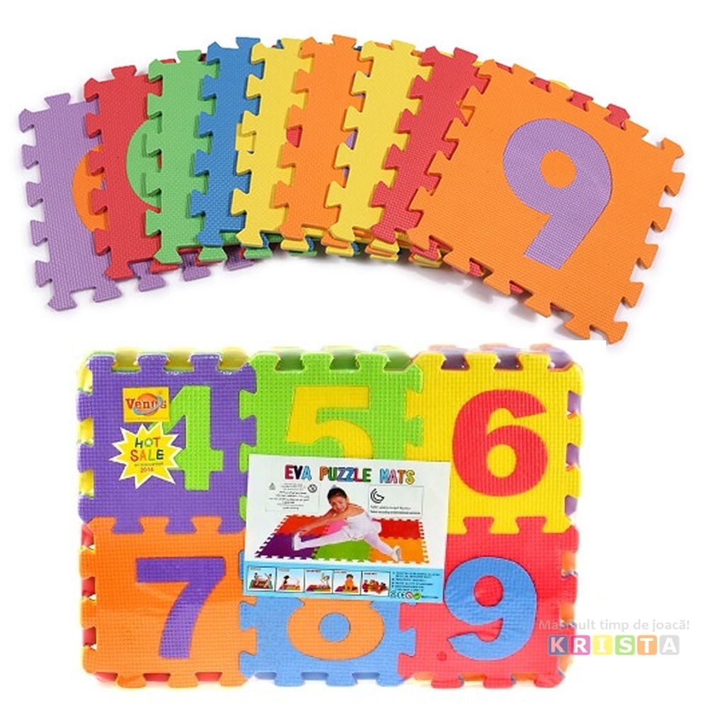 Covor Puzzle Din Burete Cu Cifre EVA - 2 | YEO
