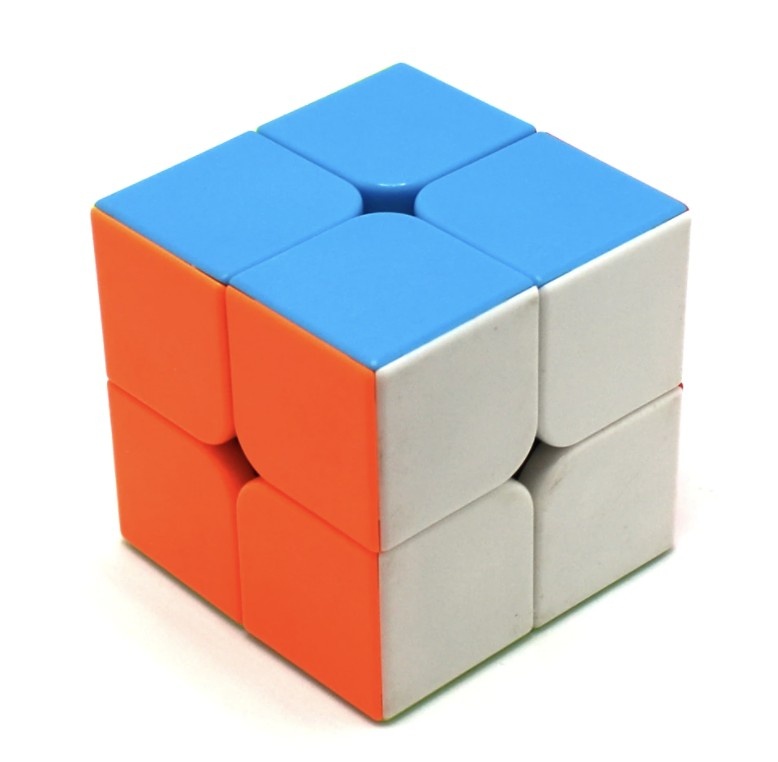 Cub mecanic 2x2x2, multicolor, Stickerless, de viteza Speedcube mecanic - 3 | YEO