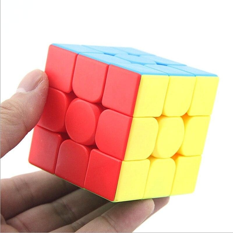 Cub mecanic 3x3x3 antistres, multicolor, Moyu, Stickerless, de viteza, Speedcube - 3 | YEO